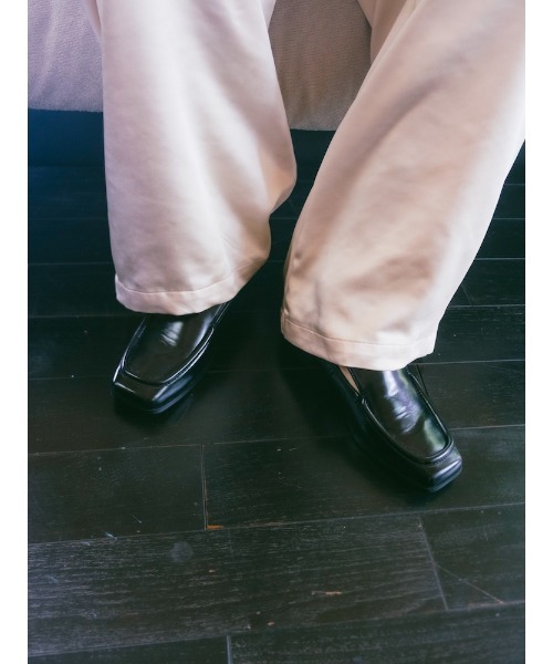 sahara（サハラ）の「Square Toe Loafer（ローファー・レディース・ブラウン/ブラック・L/M/S）」の6枚目の写真
