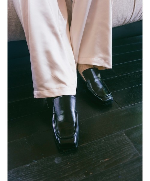 sahara（サハラ）の「Square Toe Loafer（ローファー・レディース・ブラウン/ブラック・L/M/S）」の7枚目の写真