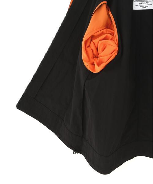 Risley(リズレー)の「Risley(リズレー) ReebokxRisley Layered bomber jacket/R2603-RBK960/レイヤードボンバージャケット(ブルゾン・レディース・ブラック・F)」の3枚目の写真