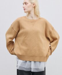 予約商品】レディースのニット/セーター（イエロー/黄色系・ショート丈