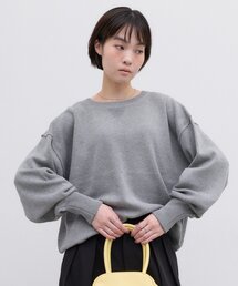 ∴【綿100%で洗える】16色展開!!すっきり見えスウェットライクニット