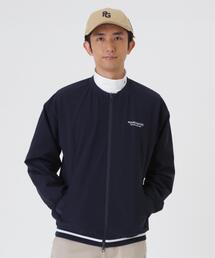 PEARLY GATES（パーリーゲイツ）の「【PEARLY GATES】Peメカニカルストレッチ手裏剣ジャガードクルーネックブルゾン (MENS)（ブルゾン）」