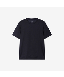 BASIC HOUSE（ベーシックハウス）の「クール エアメッシュ レギュラーフィット ラウンドネック 半袖Tシャツ ブラック（Tシャツ/カットソー）」