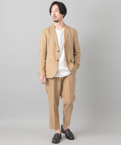 URBAN RESEARCH(アーバンリサーチ)の「URBAN RESEARCH リネンキャンバスジャケット(その他アウター・メンズ・ネイビー/ベージュ/ホワイト・MEDIUM/LARGE)」の15枚目の写真