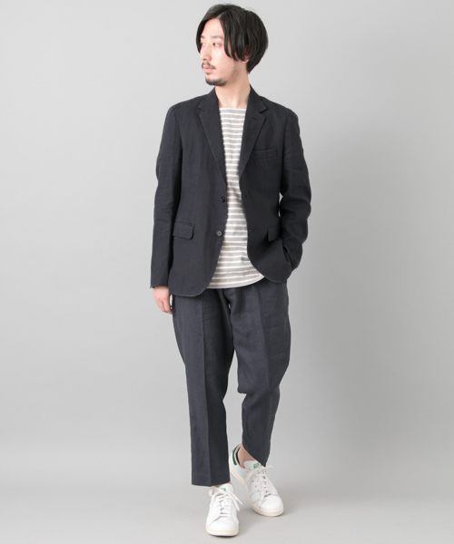 URBAN RESEARCH(アーバンリサーチ)の「URBAN RESEARCH リネンキャンバスジャケット(その他アウター・メンズ・ネイビー/ベージュ/ホワイト・MEDIUM/LARGE)」の9枚目の写真