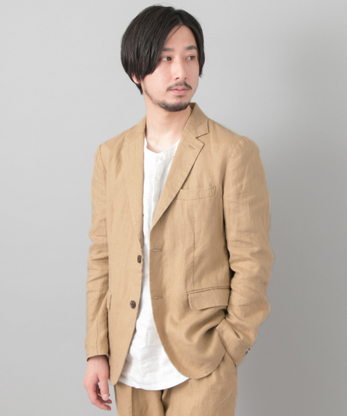 URBAN RESEARCH(アーバンリサーチ)の「URBAN RESEARCH リネンキャンバスジャケット(その他アウター・メンズ・ネイビー/ベージュ/ホワイト・MEDIUM/LARGE)」の17枚目の写真