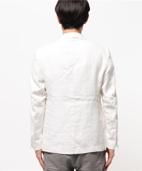 URBAN RESEARCH(アーバンリサーチ)の「URBAN RESEARCH リネンキャンバスジャケット(その他アウター・メンズ・ネイビー/ベージュ/ホワイト・MEDIUM/LARGE)」の5枚目の写真