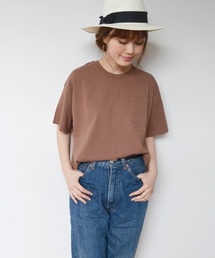 Khaju | GILDAN: ビックショートTEE(brown)(Tシャツ/カットソー)