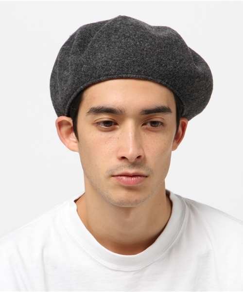 RACAL(ラカル)の「RACAL(ラカル)ベレーキャップ(キャップ・メンズ・ブラック/チャコールグレー・MEDIUM/LARGE)」の1枚目の写真