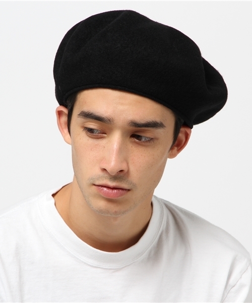 RACAL(ラカル)の「RACAL(ラカル)ベレーキャップ(キャップ・メンズ・ブラック/チャコールグレー・MEDIUM/LARGE)」の2枚目の写真