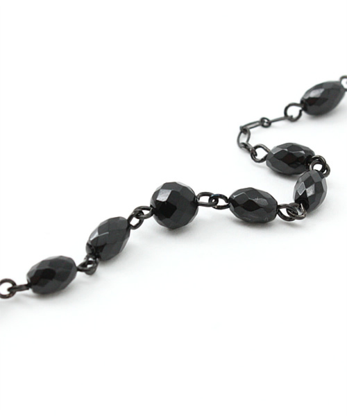 BEAUTY&YOUTH UNITED ARROWS（ビューティーアンドユースユナイテッドアローズ）の「BF ENAxSERI BLK ROSA N（ネックレス・レディース・ブラック・フリー）」の3枚目の写真