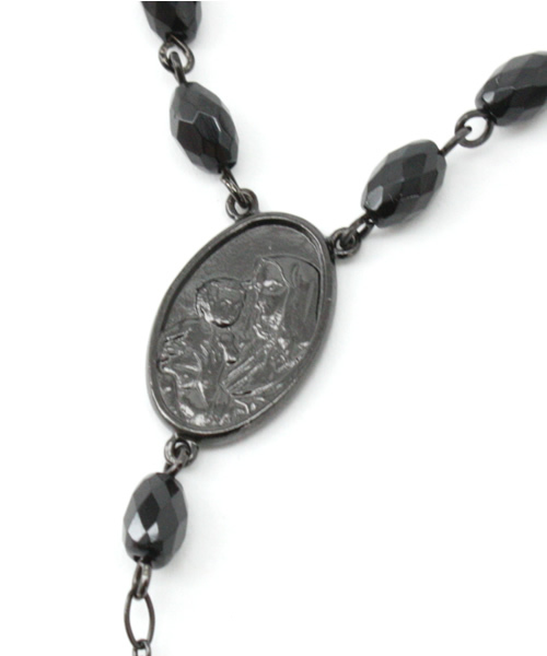 BEAUTY&YOUTH UNITED ARROWS（ビューティーアンドユースユナイテッドアローズ）の「BF ENAxSERI BLK ROSA N（ネックレス・レディース・ブラック・フリー）」の4枚目の写真