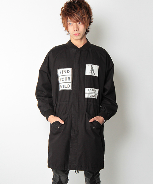 VENCEEXCHANGE(ヴァンスエクスチェンジ)の「ロングワッペンMA-1(MA-1・メンズ・ブラック/ダークグリーン・MEDIUM/LARGE)」の9枚目の写真