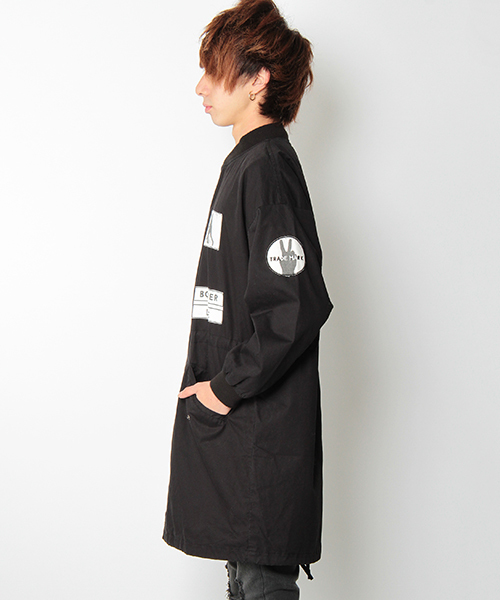 VENCEEXCHANGE(ヴァンスエクスチェンジ)の「ロングワッペンMA-1(MA-1・メンズ・ブラック/ダークグリーン・MEDIUM/LARGE)」の10枚目の写真