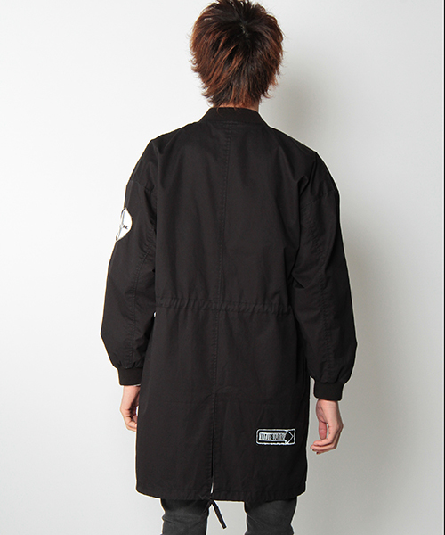 VENCEEXCHANGE(ヴァンスエクスチェンジ)の「ロングワッペンMA-1(MA-1・メンズ・ブラック/ダークグリーン・MEDIUM/LARGE)」の11枚目の写真