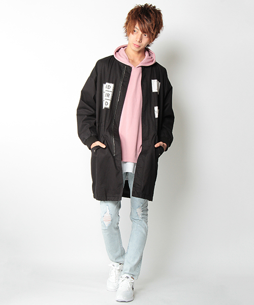 VENCEEXCHANGE(ヴァンスエクスチェンジ)の「ロングワッペンMA-1(MA-1・メンズ・ブラック/ダークグリーン・MEDIUM/LARGE)」の8枚目の写真