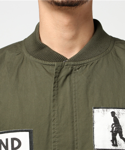 VENCEEXCHANGE(ヴァンスエクスチェンジ)の「ロングワッペンMA-1(MA-1・メンズ・ブラック/ダークグリーン・MEDIUM/LARGE)」の17枚目の写真