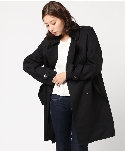 SLY（スライ）の「EDIE TRENCH COAT（トレンチコート・レディース・ベージュ/ライトブルー/ブラック・2/1）」の9枚目の写真