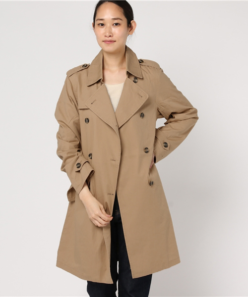 SLY（スライ）の「EDIE TRENCH COAT（トレンチコート・レディース・ベージュ/ライトブルー/ブラック・2/1）」の10枚目の写真