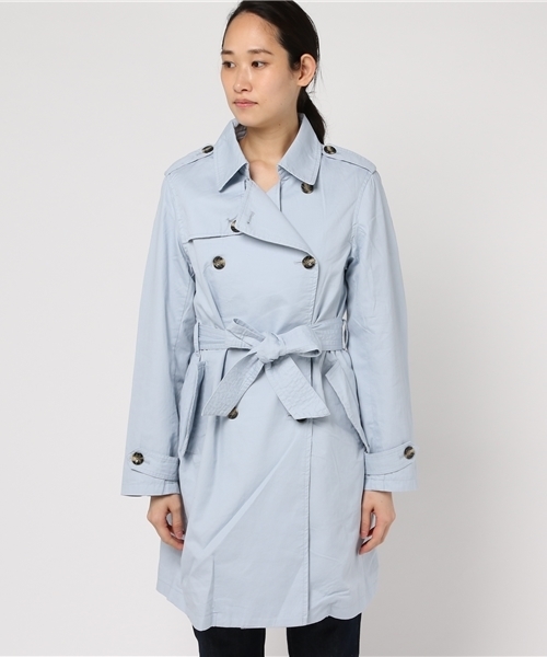 SLY（スライ）の「EDIE TRENCH COAT（トレンチコート・レディース・ベージュ/ライトブルー/ブラック・2/1）」の4枚目の写真