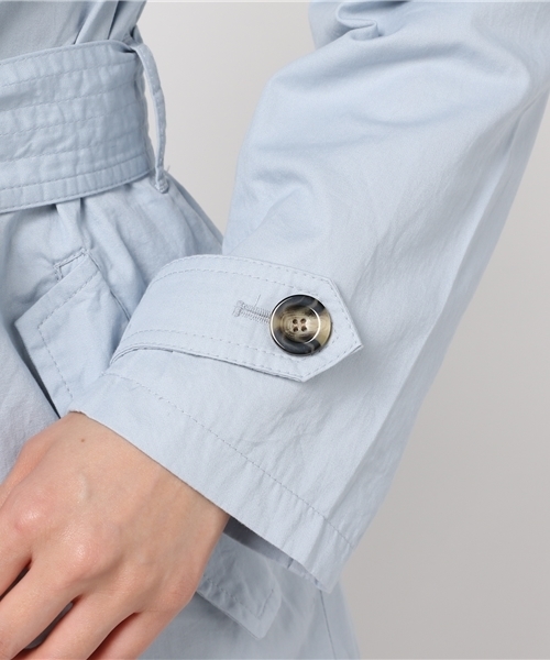 SLY（スライ）の「EDIE TRENCH COAT（トレンチコート・レディース・ベージュ/ライトブルー/ブラック・2/1）」の8枚目の写真