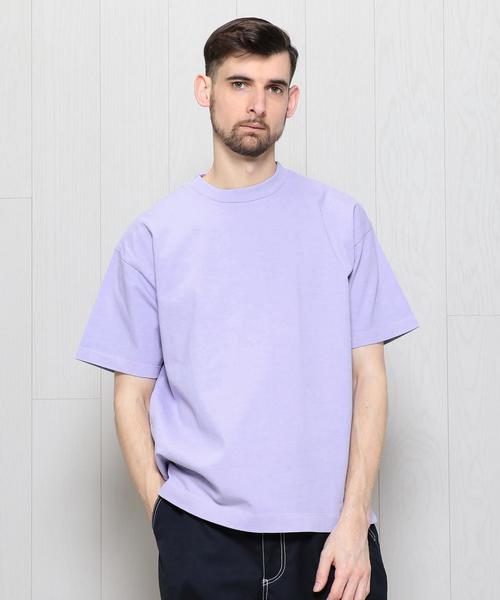 H　BEAUTY&YOUTH UNITED ARROWS（エイチビューティーアンドユースユナイテッドアローズ）の「＜H＞GARMENT/DYE FORME SHORT SLEEVE T-SHIRT/Tｼｬﾂ ◆（Tシャツ/カットソー・メンズ・ホワイト/ブラック/ダークグリーン/パープル・LARGE/MEDIUM/SMALL）」の4枚目の写真