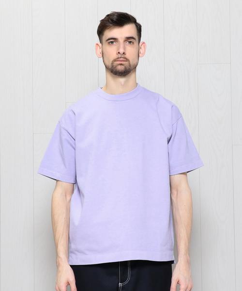 H　BEAUTY&YOUTH UNITED ARROWS（エイチビューティーアンドユースユナイテッドアローズ）の「＜H＞GARMENT/DYE FORME SHORT SLEEVE T-SHIRT/Tｼｬﾂ ◆（Tシャツ/カットソー・メンズ・ホワイト/ブラック/ダークグリーン/パープル・LARGE/MEDIUM/SMALL）」の13枚目の写真