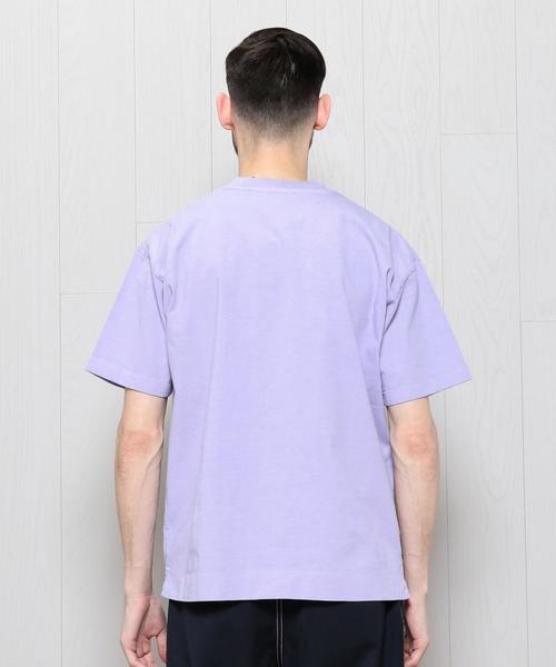H　BEAUTY&YOUTH UNITED ARROWS（エイチビューティーアンドユースユナイテッドアローズ）の「＜H＞GARMENT/DYE FORME SHORT SLEEVE T-SHIRT/Tｼｬﾂ ◆（Tシャツ/カットソー・メンズ・ホワイト/ブラック/ダークグリーン/パープル・LARGE/MEDIUM/SMALL）」の15枚目の写真