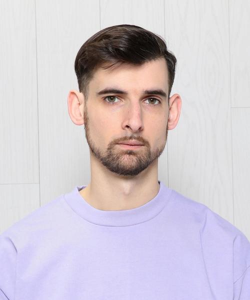 H　BEAUTY&YOUTH UNITED ARROWS（エイチビューティーアンドユースユナイテッドアローズ）の「＜H＞GARMENT/DYE FORME SHORT SLEEVE T-SHIRT/Tｼｬﾂ ◆（Tシャツ/カットソー・メンズ・ホワイト/ブラック/ダークグリーン/パープル・LARGE/MEDIUM/SMALL）」の16枚目の写真