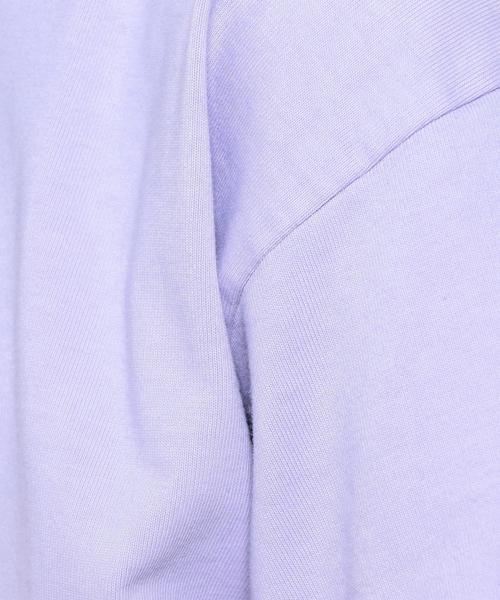 H　BEAUTY&YOUTH UNITED ARROWS（エイチビューティーアンドユースユナイテッドアローズ）の「＜H＞GARMENT/DYE FORME SHORT SLEEVE T-SHIRT/Tｼｬﾂ ◆（Tシャツ/カットソー・メンズ・ホワイト/ブラック/ダークグリーン/パープル・LARGE/MEDIUM/SMALL）」の7枚目の写真