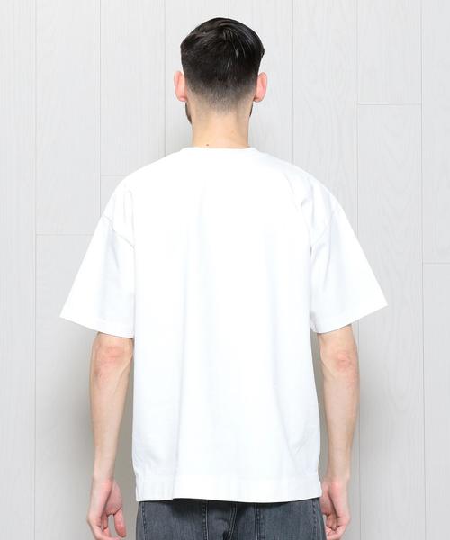 H　BEAUTY&YOUTH UNITED ARROWS（エイチビューティーアンドユースユナイテッドアローズ）の「＜H＞GARMENT/DYE FORME SHORT SLEEVE T-SHIRT/Tｼｬﾂ ◆（Tシャツ/カットソー・メンズ・ホワイト/ブラック/ダークグリーン/パープル・LARGE/MEDIUM/SMALL）」の9枚目の写真