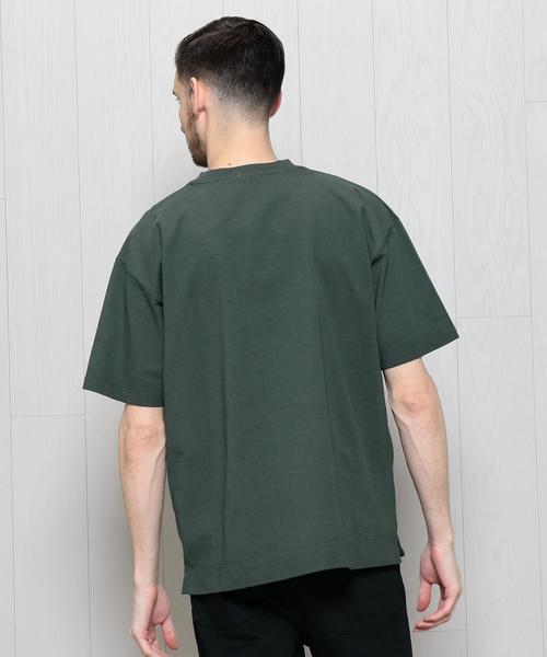 H　BEAUTY&YOUTH UNITED ARROWS（エイチビューティーアンドユースユナイテッドアローズ）の「＜H＞GARMENT/DYE FORME SHORT SLEEVE T-SHIRT/Tｼｬﾂ ◆（Tシャツ/カットソー・メンズ・ホワイト/ブラック/ダークグリーン/パープル・LARGE/MEDIUM/SMALL）」の5枚目の写真
