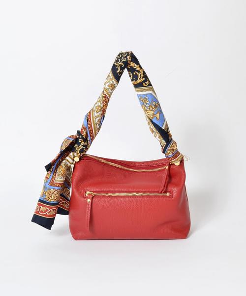 SHIPS(シップス)の「VIOLAd’ORO: スカーフレザーミニショルダー◇(ショルダーバッグ・レディース・レッド・ONE SIZE)」の7枚目の写真