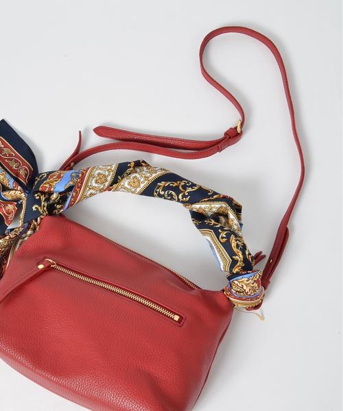 SHIPS(シップス)の「VIOLAd’ORO: スカーフレザーミニショルダー◇(ショルダーバッグ・レディース・レッド・ONE SIZE)」の10枚目の写真