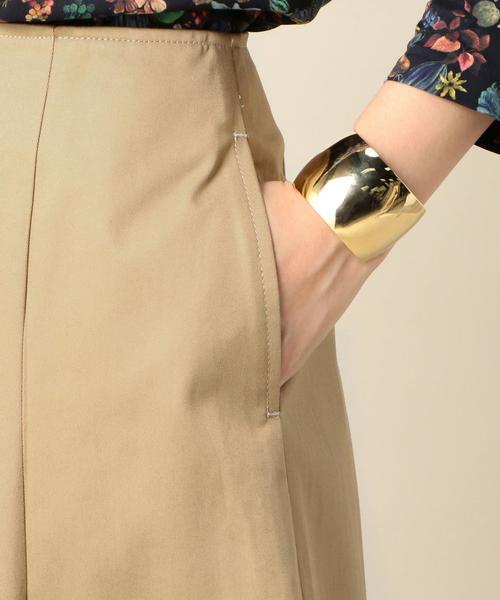 BEAUTY&YOUTH UNITED ARROWS（ビューティーアンドユースユナイテッドアローズ）の「BY コットンチノバックロングフレアスカート ◆（スカート・レディース・ベージュ/ブラウン/オリーブ・SMALL/MEDIUM）」の17枚目の写真