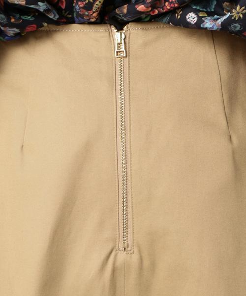 BEAUTY&YOUTH UNITED ARROWS（ビューティーアンドユースユナイテッドアローズ）の「BY コットンチノバックロングフレアスカート ◆（スカート・レディース・ベージュ/ブラウン/オリーブ・SMALL/MEDIUM）」の8枚目の写真