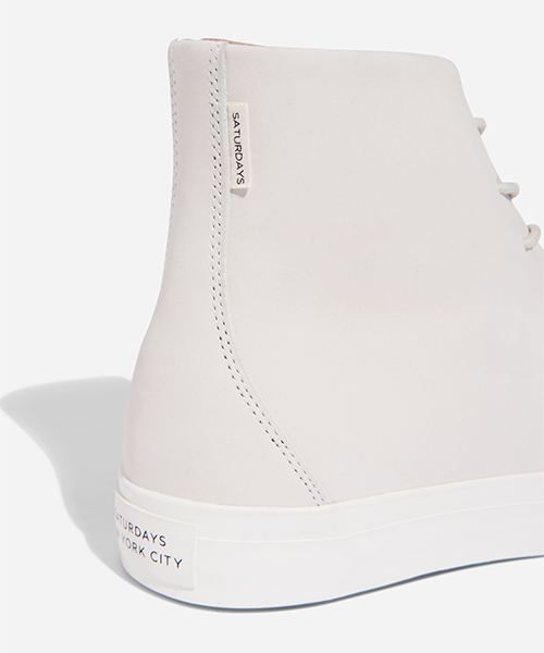 Saturdays NYC（サタデーズ ニューヨークシティ ）の「Mike High Sneaker（スニーカー・メンズ・ブラック/レンガ/オフホワイト・28.0cm/25.0cm/26.0cm/27.0cm/29.0cm）」の4枚目の写真