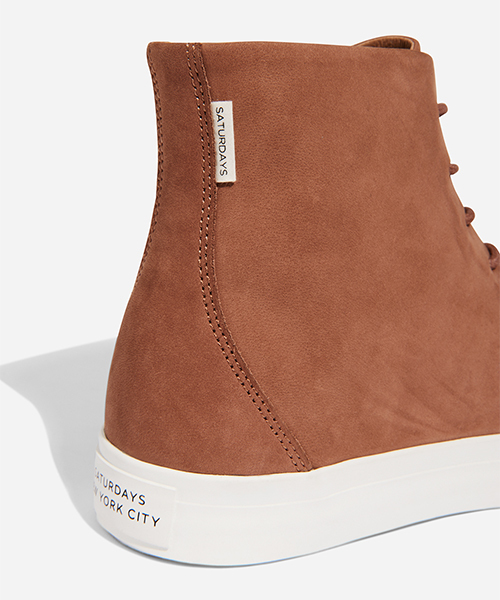 Saturdays NYC（サタデーズ ニューヨークシティ ）の「Mike High Sneaker（スニーカー・メンズ・ブラック/レンガ/オフホワイト・28.0cm/25.0cm/26.0cm/27.0cm/29.0cm）」の10枚目の写真