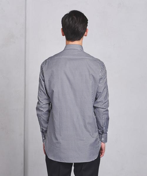 UNITED ARROWS（ユナイテッドアローズ）の「UADT ギンガムチェック セミワイド カラー（シャツ/ブラウス・メンズ・ブラック/ケリー・40cm/39cm/37cm/41cm/42cm/38cm/43cm）」の3枚目の写真