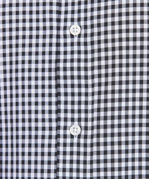 UNITED ARROWS（ユナイテッドアローズ）の「UADT ギンガムチェック セミワイド カラー（シャツ/ブラウス・メンズ・ブラック/ケリー・40cm/39cm/37cm/41cm/42cm/38cm/43cm）」の9枚目の写真