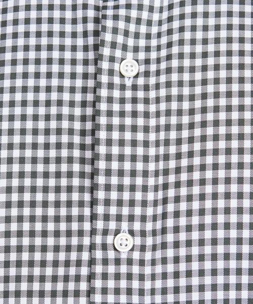 UNITED ARROWS（ユナイテッドアローズ）の「UADT ギンガムチェック セミワイド カラー（シャツ/ブラウス・メンズ・ブラック/ケリー・40cm/39cm/37cm/41cm/42cm/38cm/43cm）」の12枚目の写真