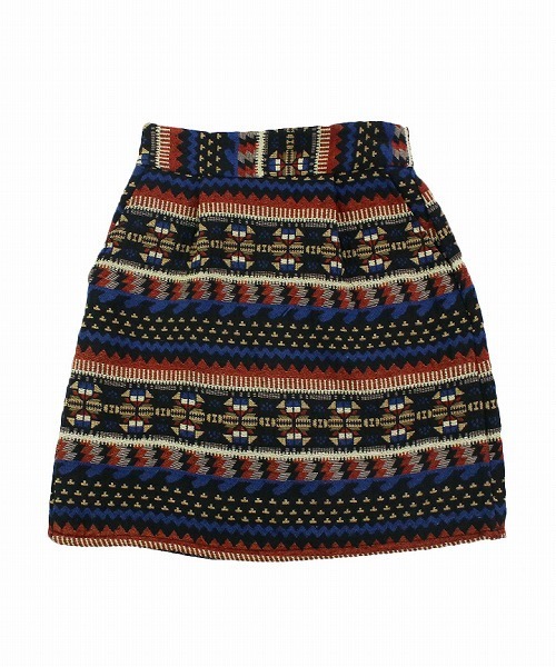 reca（レカ）の「3タイプ総柄ゴブラン台形スカート（スカート・レディース・ホワイト系その他/ブルー系その他/オレンジ系その他・M）」の9枚目の写真