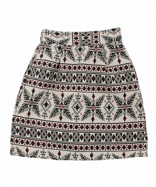 reca（レカ）の「3タイプ総柄ゴブラン台形スカート（スカート・レディース・ホワイト系その他/ブルー系その他/オレンジ系その他・M）」の10枚目の写真