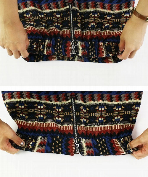 reca（レカ）の「3タイプ総柄ゴブラン台形スカート（スカート・レディース・ホワイト系その他/ブルー系その他/オレンジ系その他・M）」の11枚目の写真