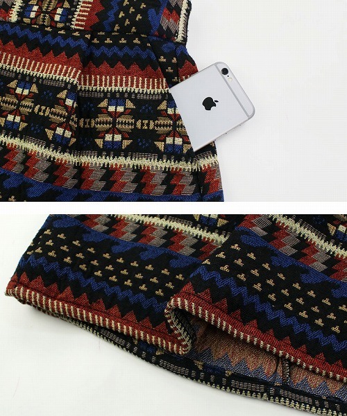 reca（レカ）の「3タイプ総柄ゴブラン台形スカート（スカート・レディース・ホワイト系その他/ブルー系その他/オレンジ系その他・M）」の13枚目の写真