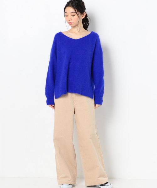 Another Edition（アナザーエディション）の「アンゴラプルオーバー（ニット/セーター・レディース・モカ/ロイヤルブルー/ピンク・FREE）」の14枚目の写真