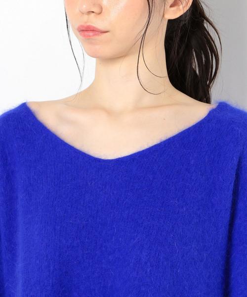Another Edition（アナザーエディション）の「アンゴラプルオーバー（ニット/セーター・レディース・モカ/ロイヤルブルー/ピンク・FREE）」の15枚目の写真
