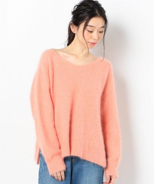 Another Edition（アナザーエディション）の「アンゴラプルオーバー（ニット/セーター・レディース・モカ/ロイヤルブルー/ピンク・FREE）」の11枚目の写真