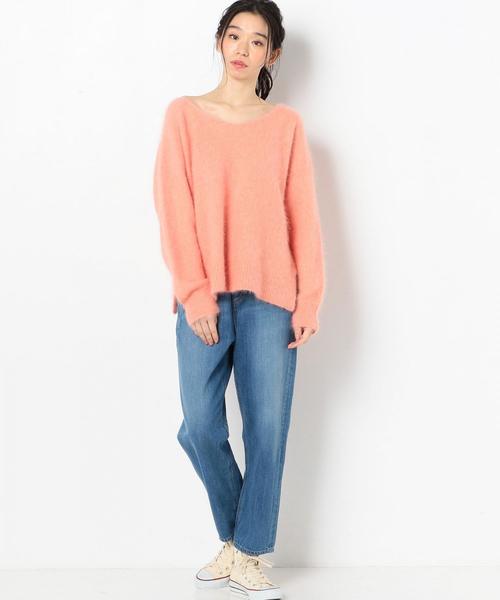 Another Edition（アナザーエディション）の「アンゴラプルオーバー（ニット/セーター・レディース・モカ/ロイヤルブルー/ピンク・FREE）」の21枚目の写真