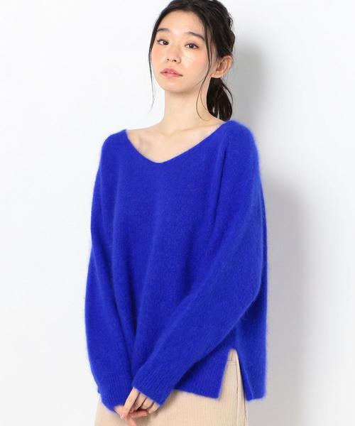 Another Edition（アナザーエディション）の「アンゴラプルオーバー（ニット/セーター・レディース・モカ/ロイヤルブルー/ピンク・FREE）」の20枚目の写真